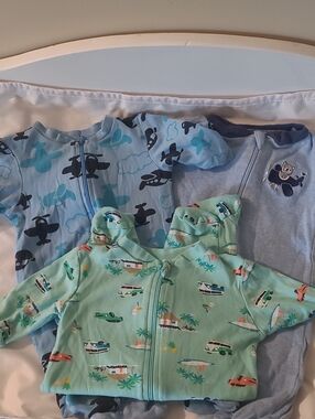 3 Piece George Sleepers 0-3/3M